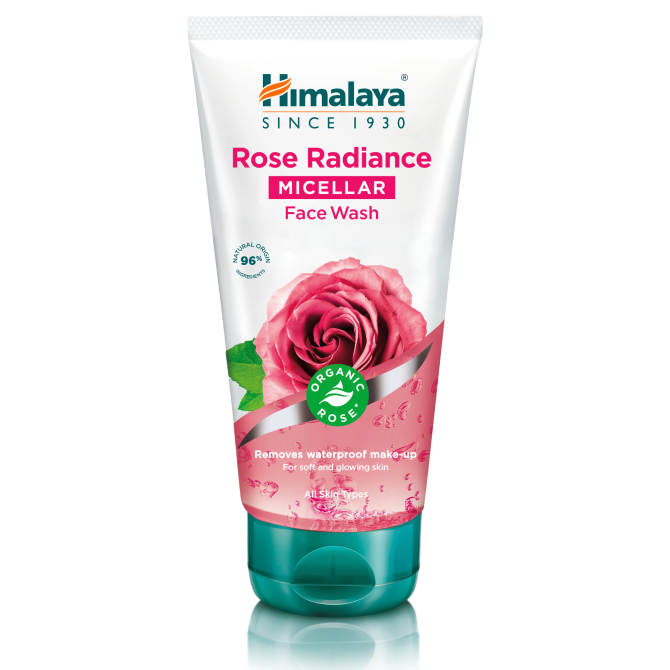 Rose Radiance Micellar Face Wash, Himalaya Wellness, 150 ml