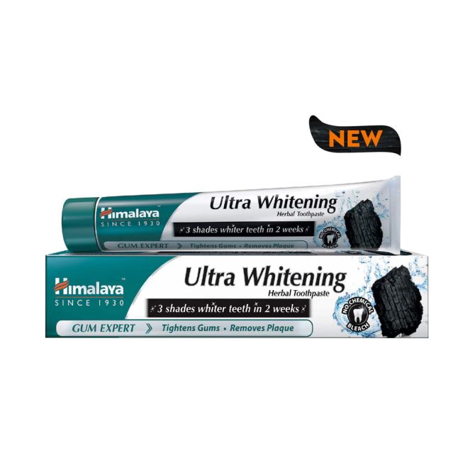 ULTRA Whitening Herbal Toothpaste, Himalaya, 75 ml