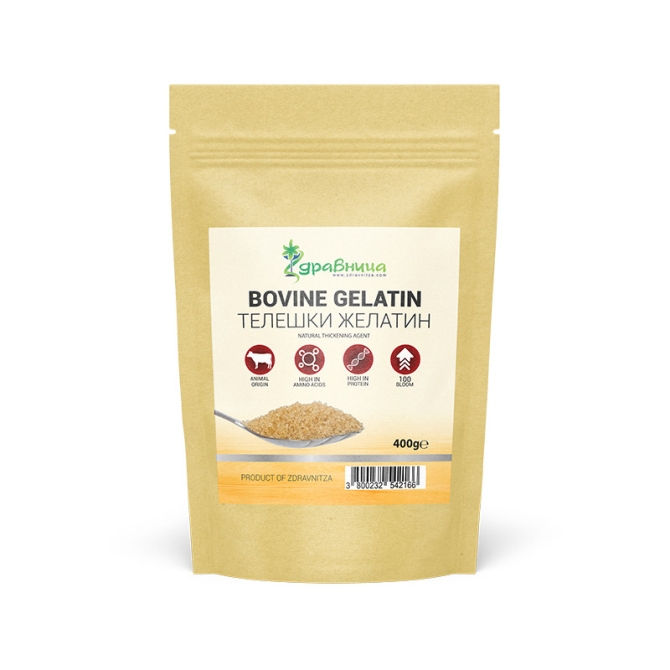 Bovine gelatin, for healthy joints, Здражнитза, 200 g