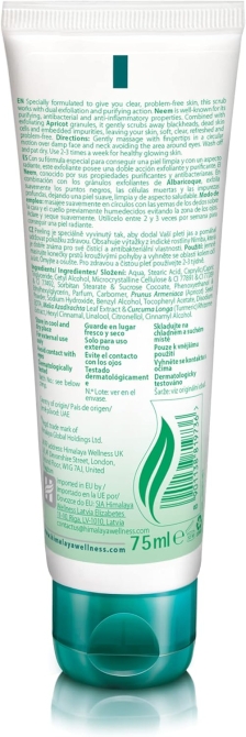 Purifying Neem Scrub, Himalaya Wellness, 75 ml