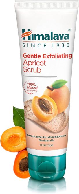 Gentle Exfoliating Apricot Scrub, Himalaya, 75 ml