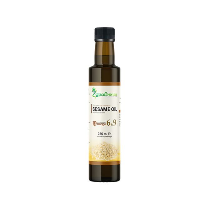 Sesame oil, cold pressed, Zdravnitza, 250 ml