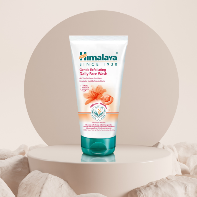 Gentle Exfoliating Daily Face Wash, Himalaya Wellness, 150 ml