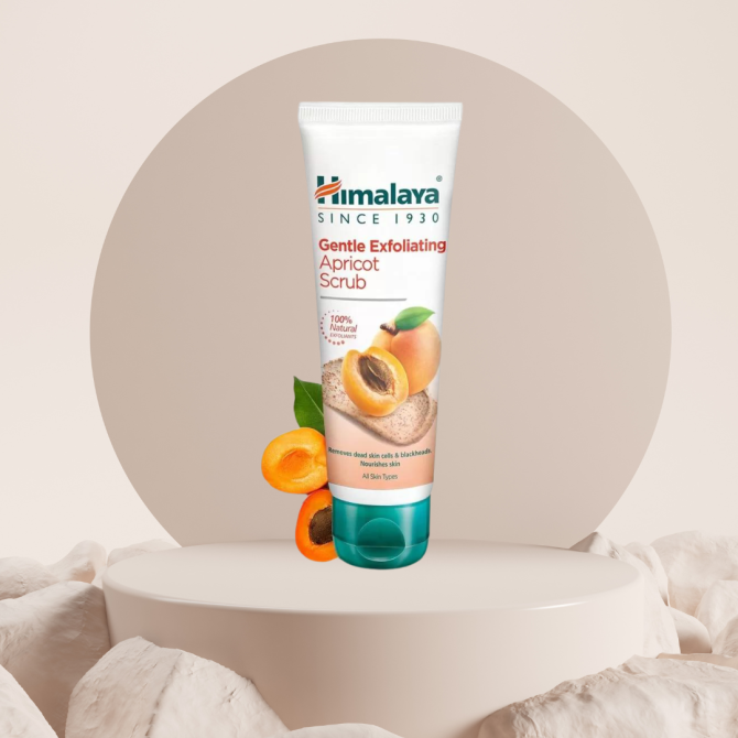 Ексфолиант за лице с гранули от кайсиеви черупки, Himalaya Wellness, 75 ml