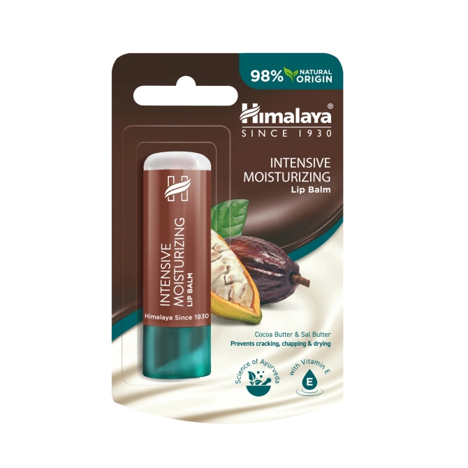 Cocoa Butter Lip Balm, Himalaya Wellness, 4.5 g