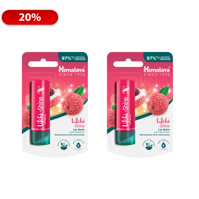 Балсам за устни с Личи, Himalaya Wellness, 4,5 g