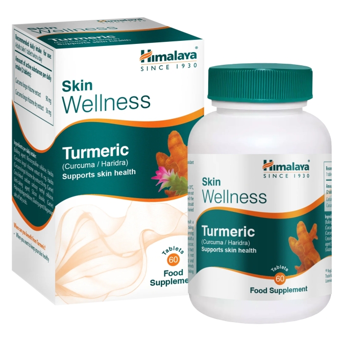 Skin Wellness Turmeric, 60 tabs, Himalaya Wellness