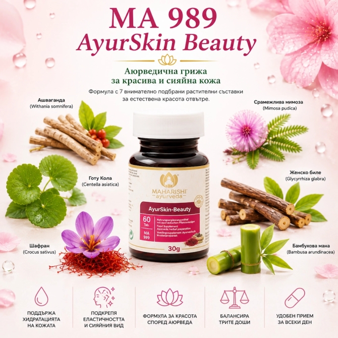 Ayurskin Beauty, Maharishi Ayurveda, 60 tabs