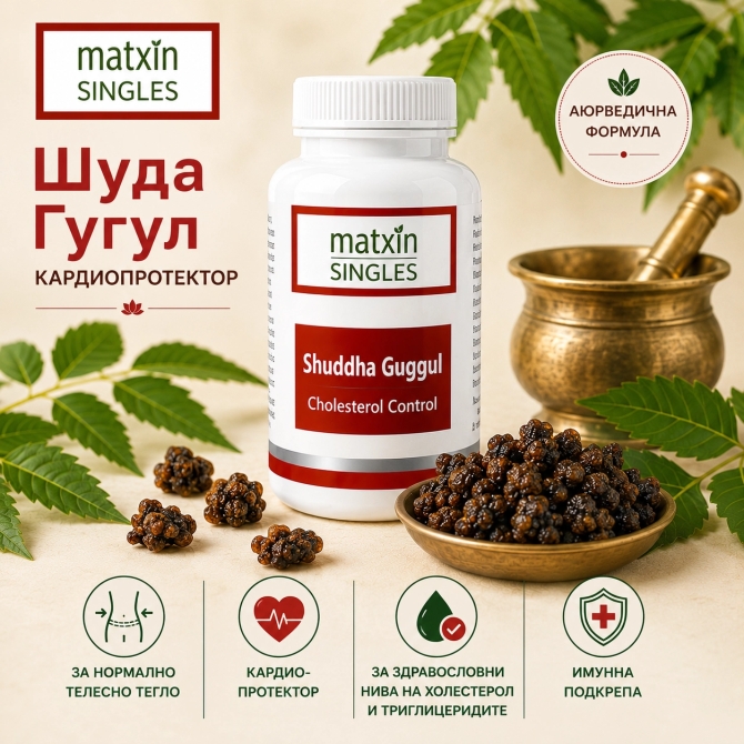 Shuddha Guggul, Matxin Labs, 60 capsules