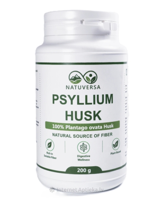 ПСИЛИУМ ХУСК - Psyllium Husk NATUVERSA  200 г