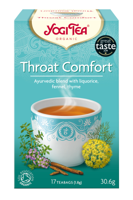 Throat Comfort, Yogi Tea, 17 tea bags