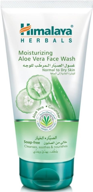 Moisturizing Aloe Vera Face Wash, Himalaya Wellness, 150 ml