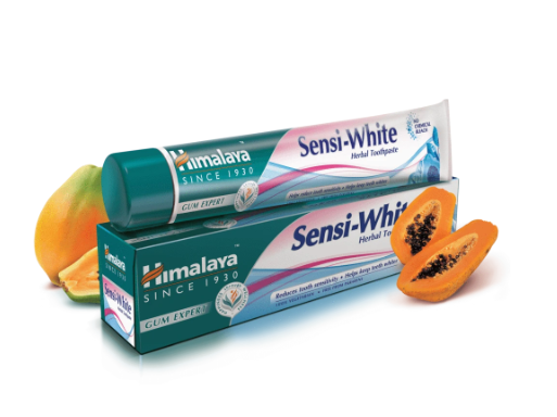 Sensi White herbal toothpaste, Himalaya, 75 ml